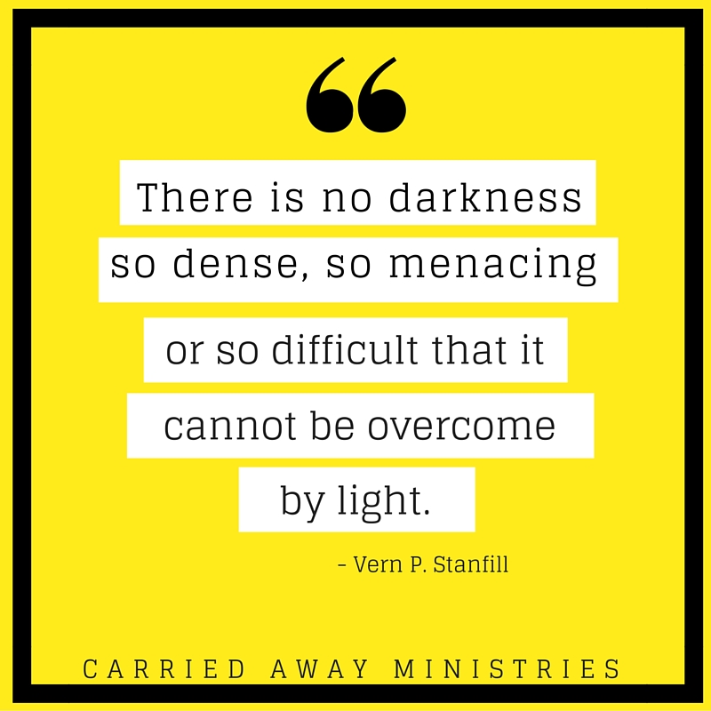 There is no darkness so dense, so menacing, or so difficult that it cannot  be overcome by light. —Elder Ve…